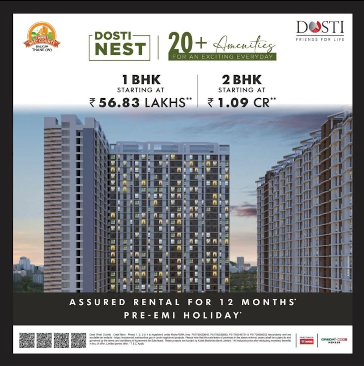 Dosti West County Heron in Thane West — new project in Mumbai